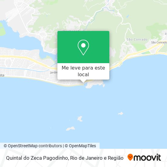 Quintal do Zeca Pagodinho mapa