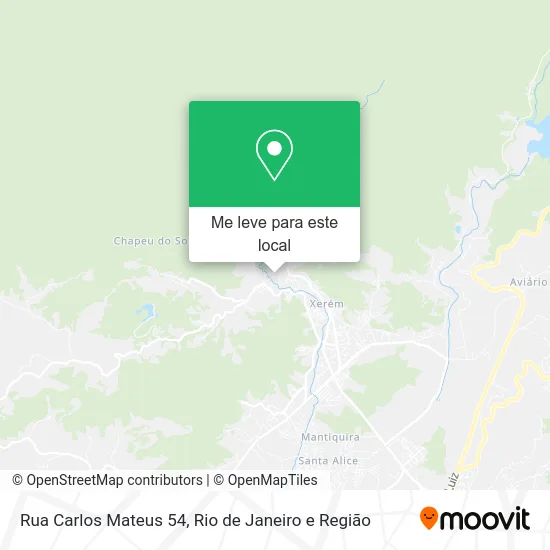 Rua Carlos Mateus 54 mapa