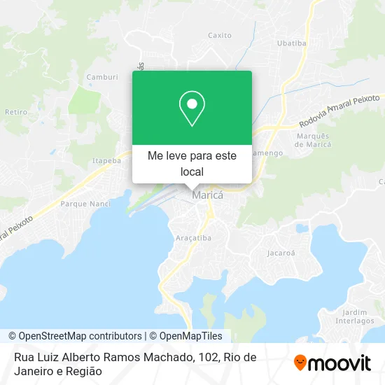 Rua Luiz Alberto Ramos Machado, 102 mapa