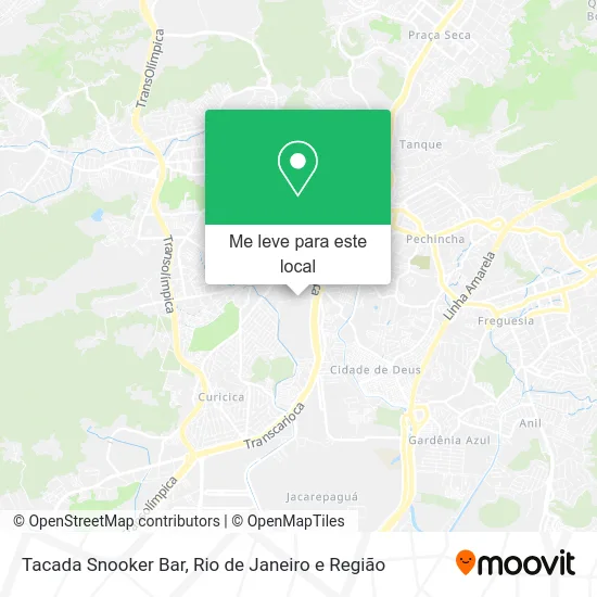 Tacada Snooker Bar mapa
