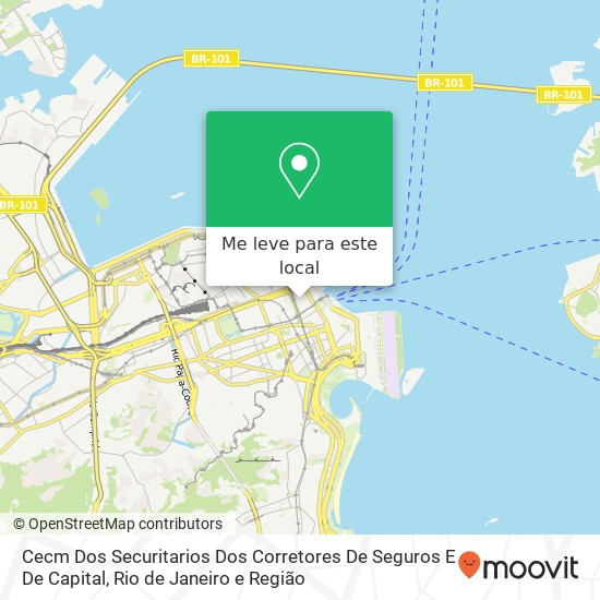 Cecm Dos Securitarios Dos Corretores De Seguros E De Capital mapa