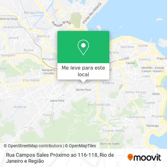 Rua Campos Sales Próximo ao 116-118 mapa