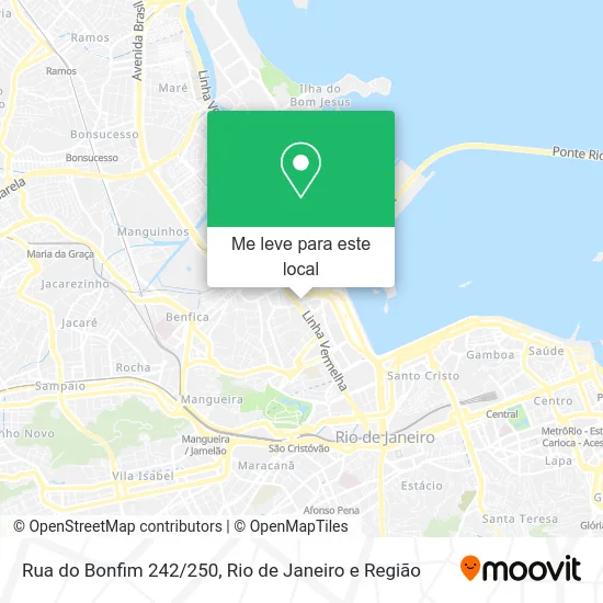 Rua do Bonfim 242/250 mapa