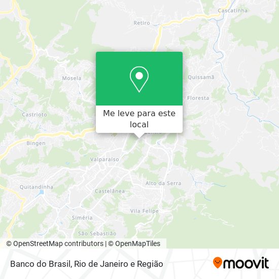 Banco do Brasil mapa