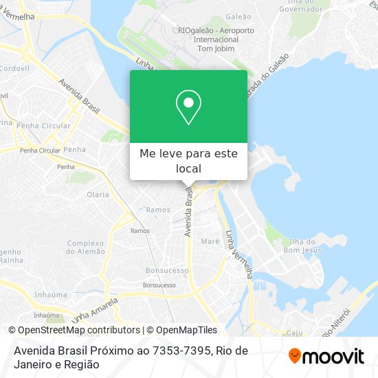Avenida Brasil Próximo ao 7353-7395 mapa