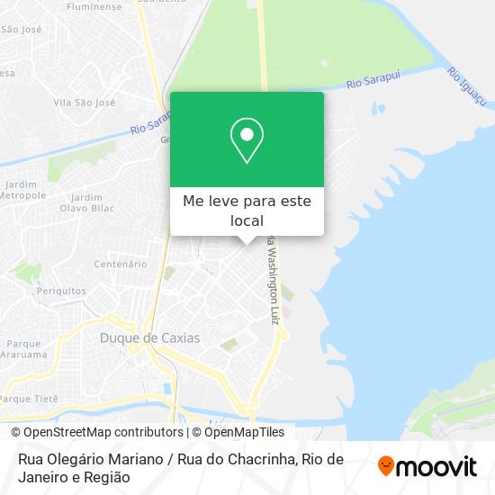 Rua Olegário Mariano / Rua do Chacrinha mapa