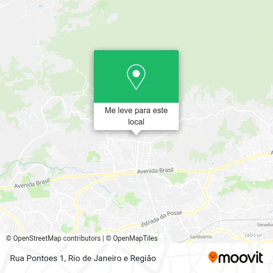 Rua Pontoes 1 mapa
