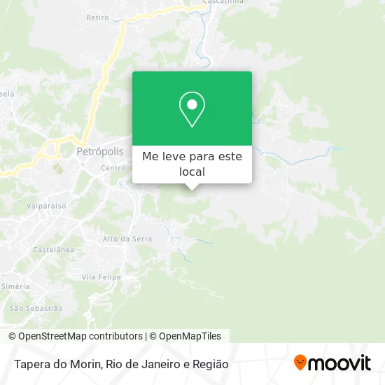 Tapera do Morin mapa