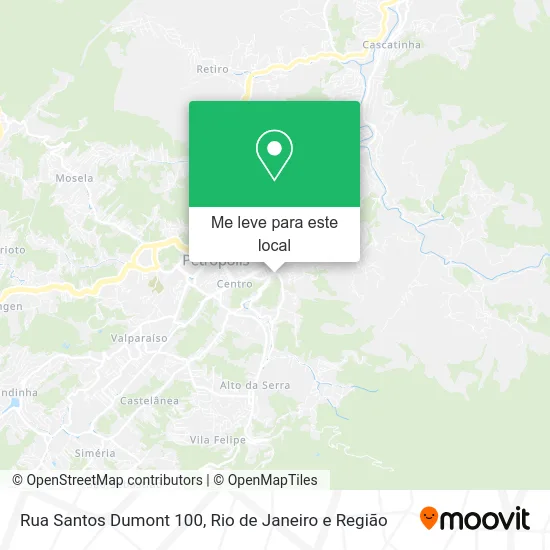 Rua Santos Dumont 100 mapa