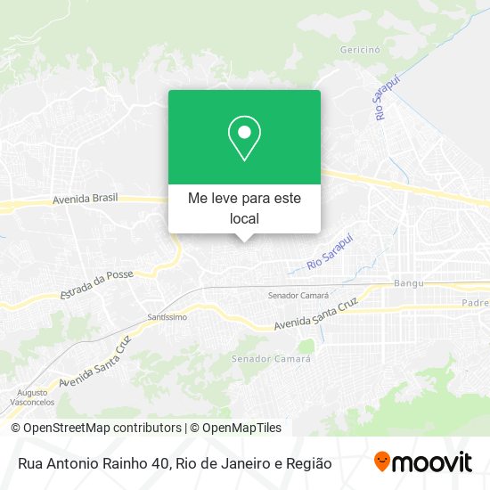 Rua Antonio Rainho 40 mapa