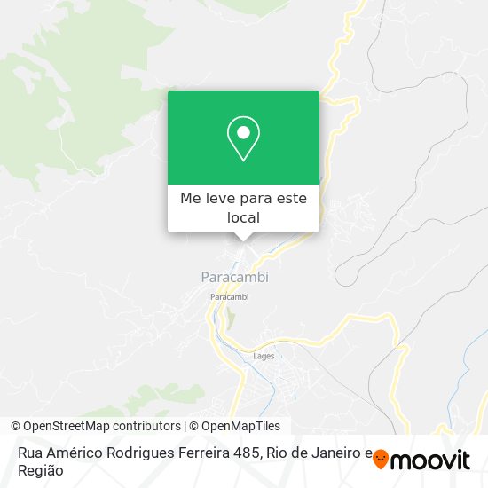 Rua Américo Rodrigues Ferreira 485 mapa