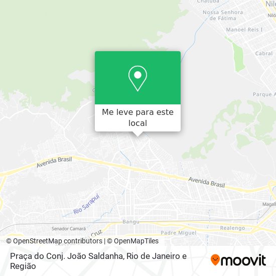 Praça do Conj. João Saldanha mapa
