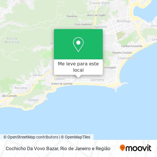 Cochicho Da Vovo Bazar mapa