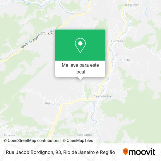Rua Jacob Bordignon, 93 mapa