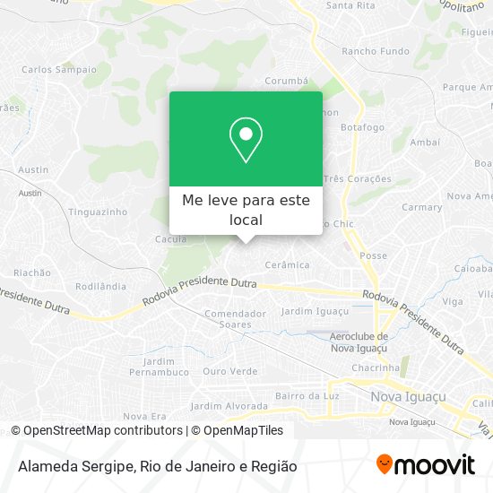 Alameda Sergipe mapa