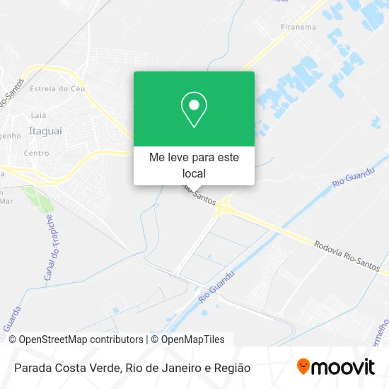 Parada Costa Verde mapa
