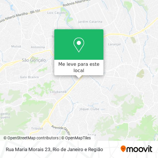 Rua Maria Morais 23 mapa