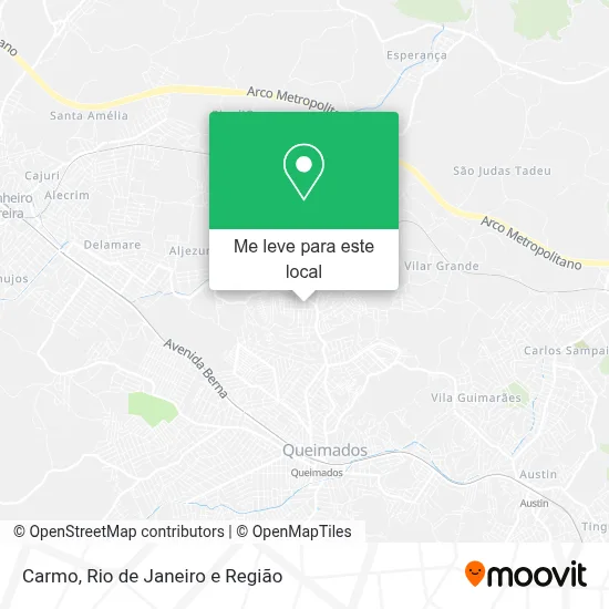 Carmo mapa