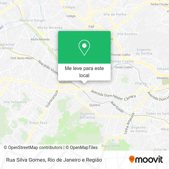 Rua Silva Gomes mapa