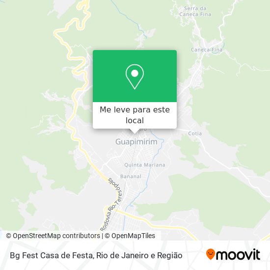 Bg Fest Casa de Festa mapa