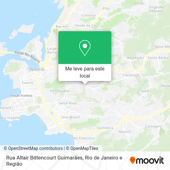 Rua Altair Bittencourt Guimarães mapa