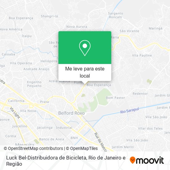 Luck Bel-Distribuidora de Bicicleta mapa