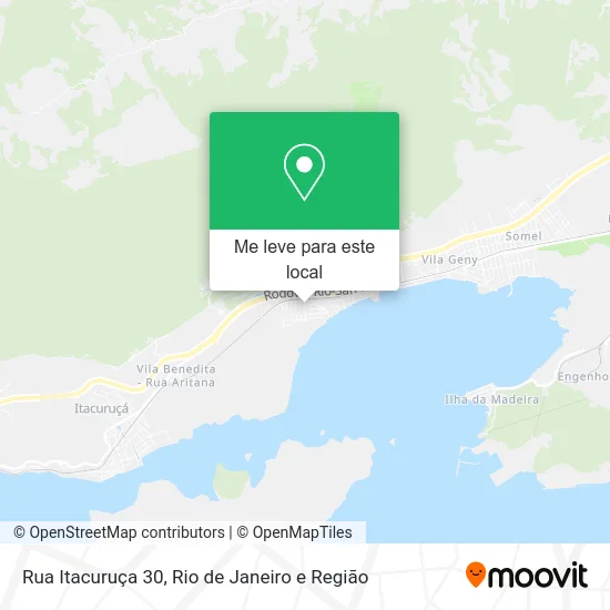 Rua Itacuruça 30 mapa