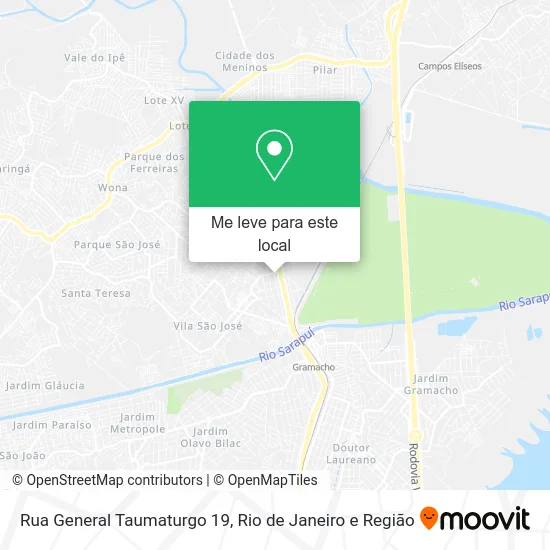 Rua General Taumaturgo 19 mapa