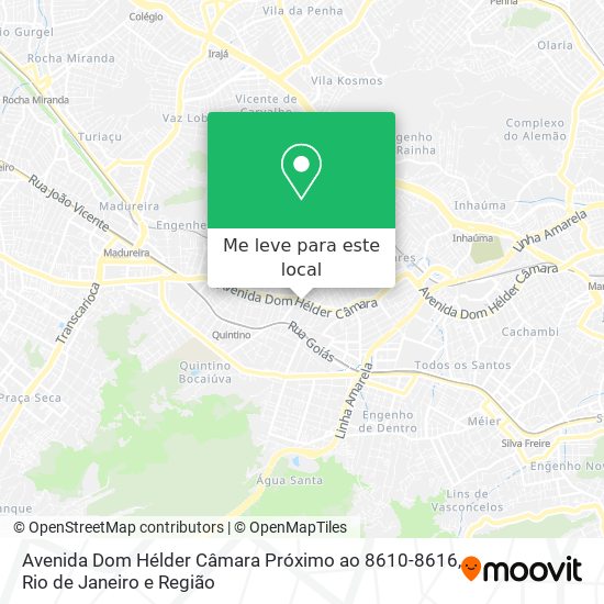 Avenida Dom Hélder Câmara Próximo ao 8610-8616 mapa