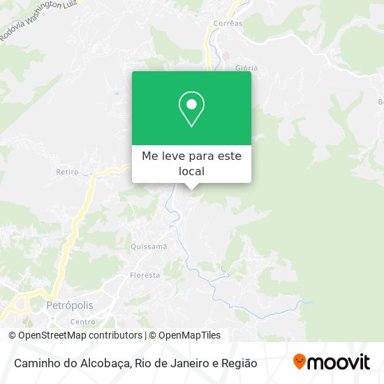 Caminho do Alcobaça mapa