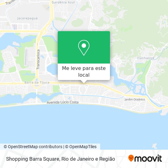 Shopping Barra Square mapa