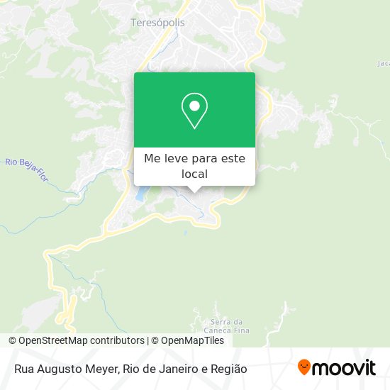 Rua Augusto Meyer mapa