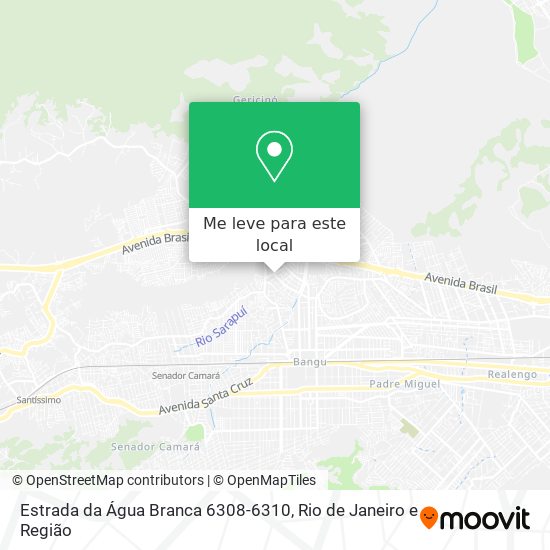 Estrada da Água Branca 6308-6310 mapa