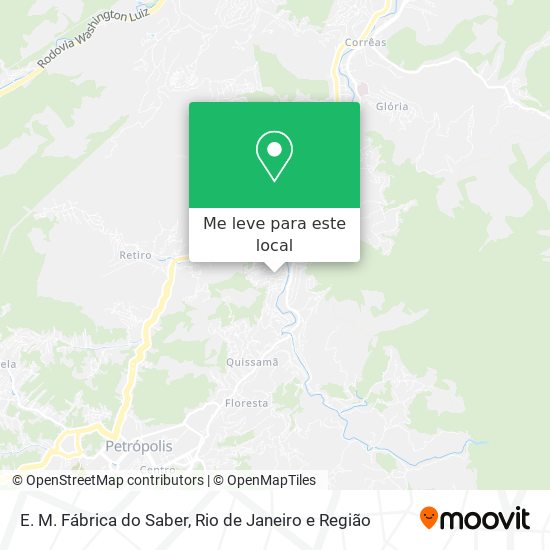 E. M. Fábrica do Saber mapa
