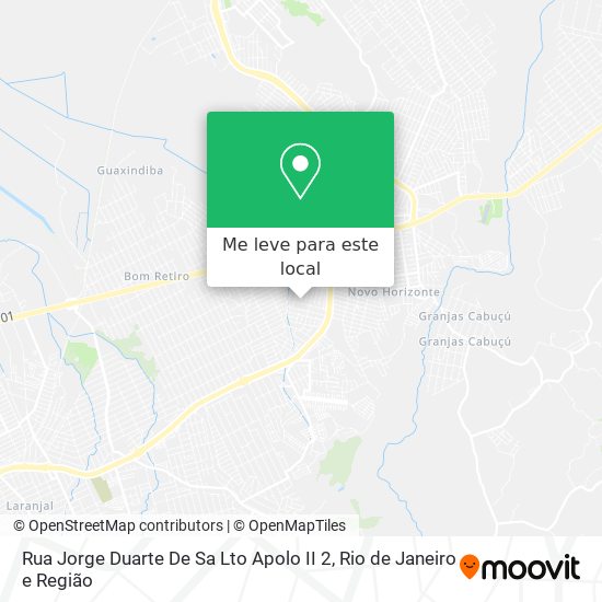 Rua Jorge Duarte De Sa Lto Apolo II 2 mapa