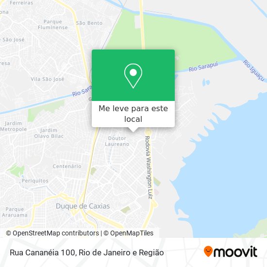 Rua Cananéia 100 mapa