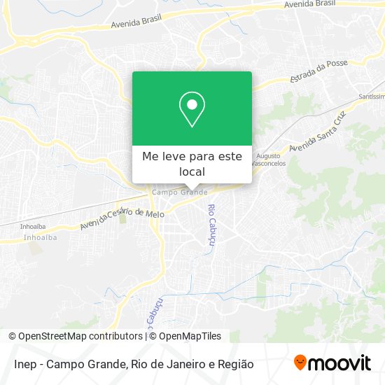 Inep - Campo Grande mapa