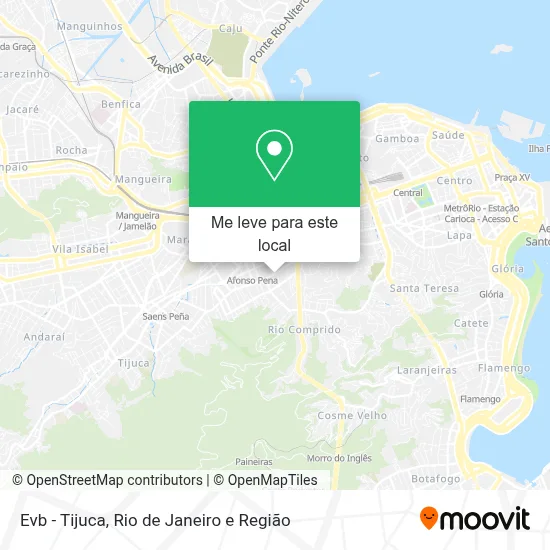 Evb - Tijuca mapa
