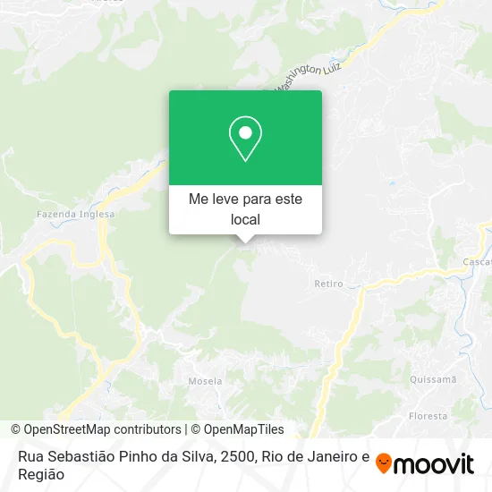 Rua Sebastião Pinho da Silva, 2500 mapa