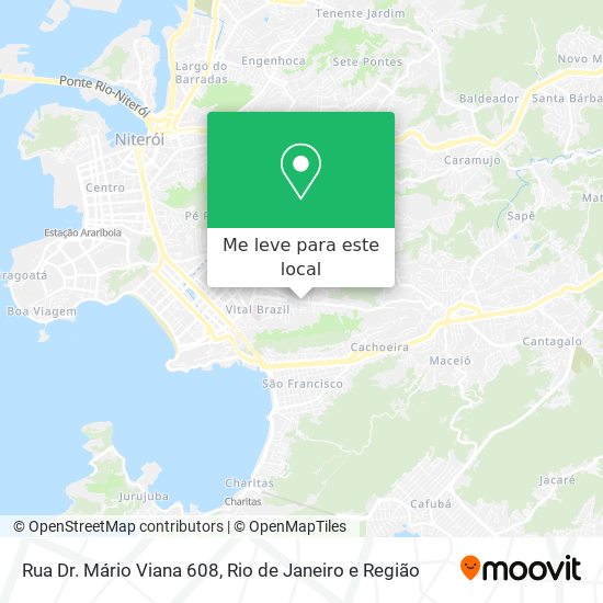 Rua Dr. Mário Viana 608 mapa