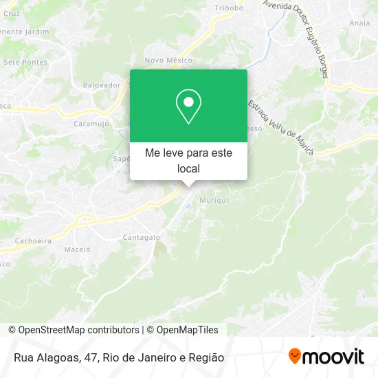 Rua Alagoas, 47 mapa