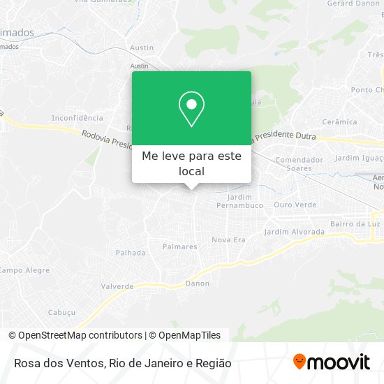 Rosa dos Ventos mapa