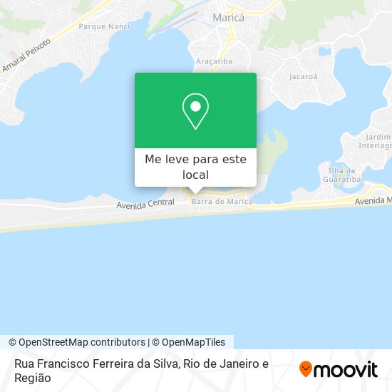 Rua Francisco Ferreira da Silva mapa