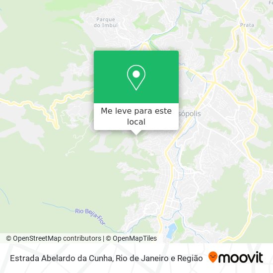 Estrada Abelardo da Cunha mapa