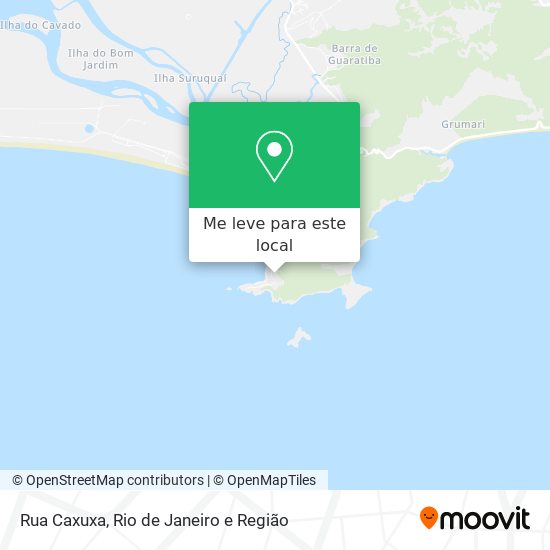 Rua Caxuxa mapa