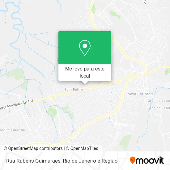 Rua Rubens Guimarães mapa