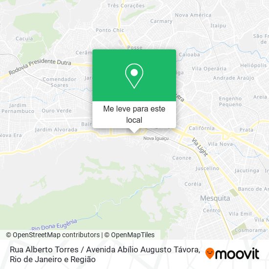 Rua Alberto Torres / Avenida Abílio Augusto Távora mapa