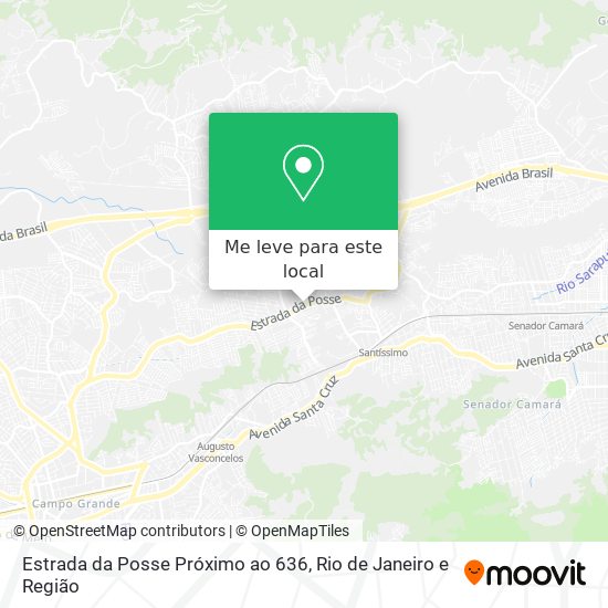 Estrada da Posse Próximo ao 636 mapa