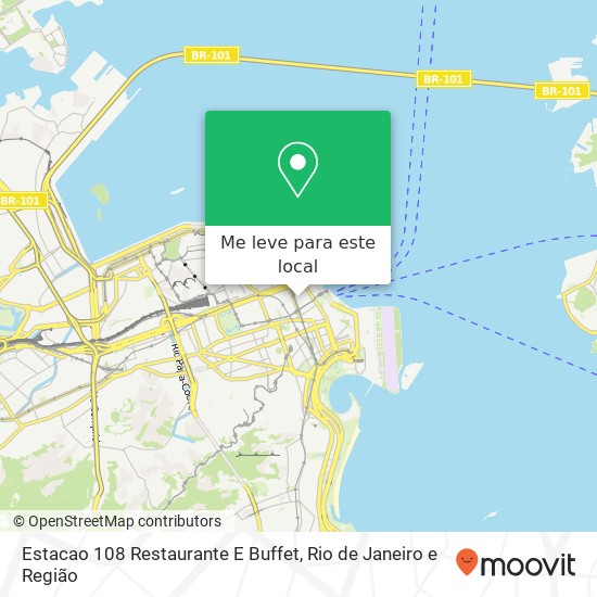 Estacao 108 Restaurante E Buffet mapa