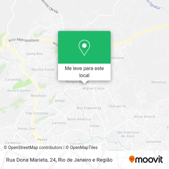 Rua Dona Marieta, 24 mapa